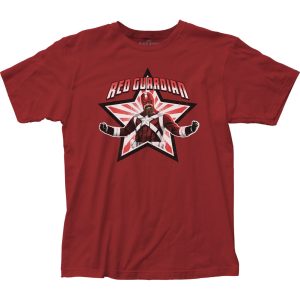 Black Widow Red Guardian Star Mens T Shirt