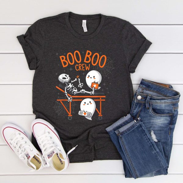 Boo Crew Halloween Nurse Nursing Fall Party T-Shirt