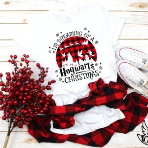 Buffalo Plaid Harry Potter I’m Dreaming Of A Hogwarts Christmas Shirt