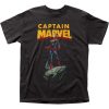 Captain Marvel Asteroid Mens T Shirt Black