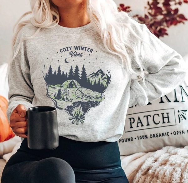 Christmas Forest Cozy Winter Season Sweatshirt