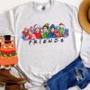 Christmas Friends Home Alone Grinch Elf Santa Claus Ho Sweatshirt
