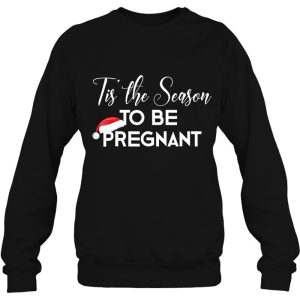Christmas Pregnancy Announcement T-Shirt Gift Pregnant