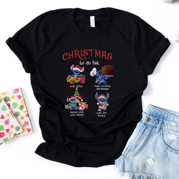 Christmas To Do List Disney Stitch Family Funny Sweatshirt