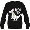 Christmas Tree Rex Funny Dinosaur Silhouette Shirt