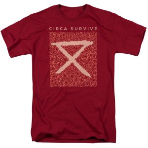 Circa Survive Floral Mens T Shirt Cardinal