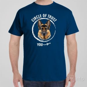Circle of trust (German Shepherd) – T-shirt Circle of trust (German Shepherd) – T-shirt
