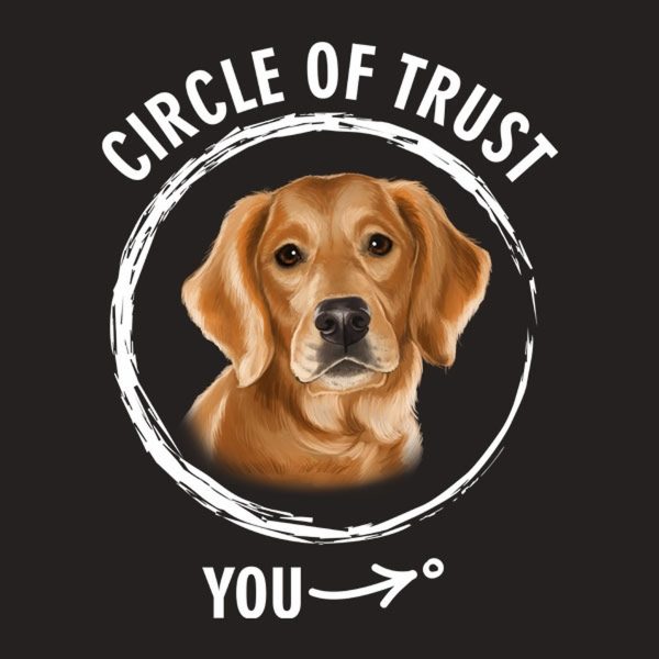 Circle of trust (Golden retriever) – T-shirt