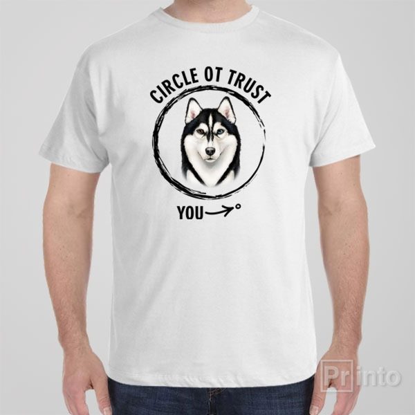 Circle of trust (Husky) – T-shirt