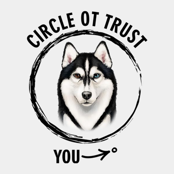 Circle of trust (Husky) – T-shirt