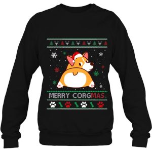 Corgi Ugly Christmas Sweater Funny Merry Corgmas Lover Sweatshirt