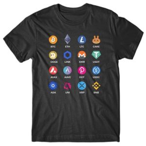 Crypto Logos – T-shirt