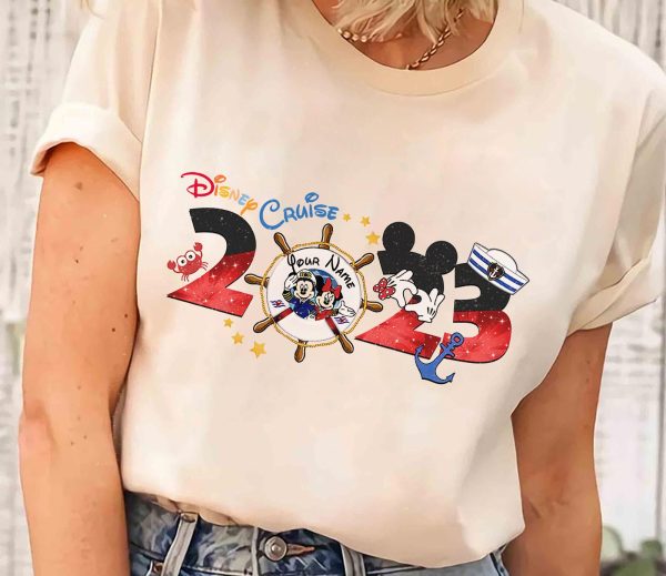 Custom Name Cruise Disney Wish Shirt 2023 Personalized