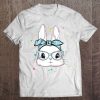 Cute Rabbit Bunny Face Leopard Glasses Headband Easter Day Shirt