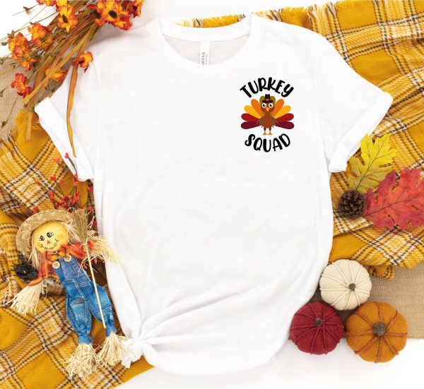 Cute Turkey Fall Thanksgiving Gifts T Shirt