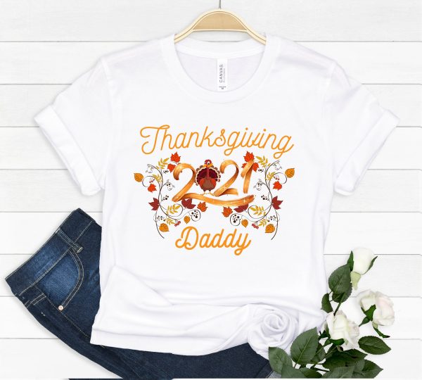Daddy Thanksgiving 2021 Family Turkey Shirt
