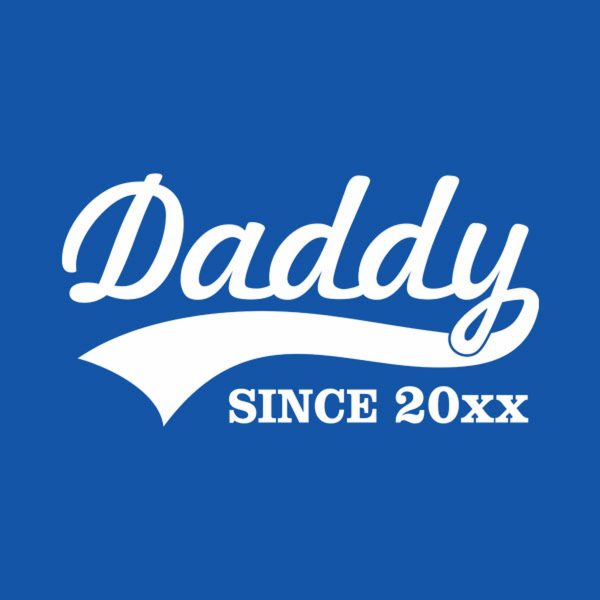 Daddy since XXXX – personalised T-shirt