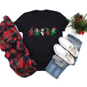 Dancing Bear Grateful Dead Christmas T Shirt 4 Dancing Bear Grateful Dead Christmas T Shirt 5