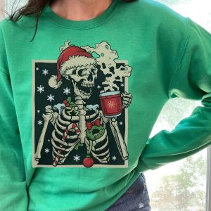 Dancing Skeletons Christmas Crewneck Sweatshirt