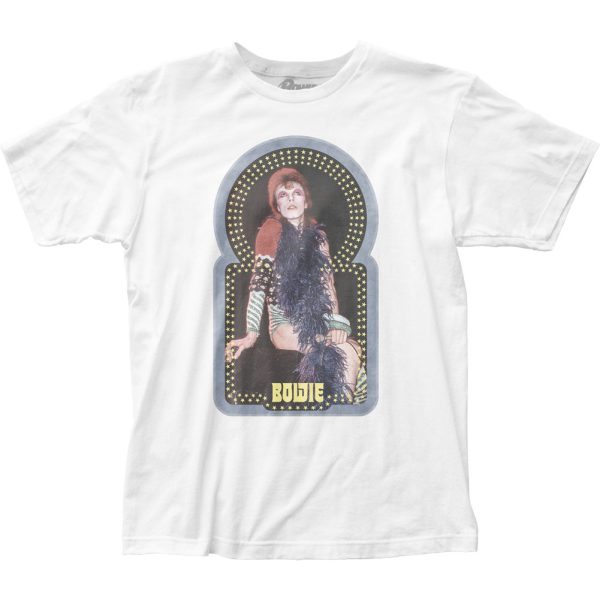 David Bowie Starry Frame Mens T Shirt White_3790