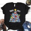 Dinosaur T Rex Christmas Tree Unisex T-Shirt