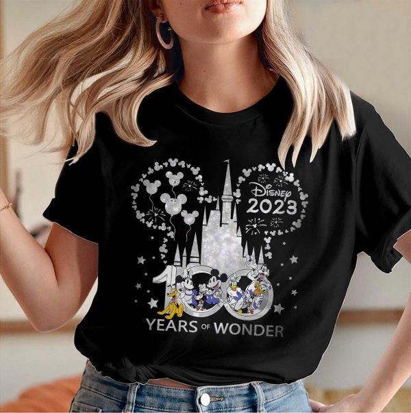 Disney 100 Years Of Wonder Mickey And Friends Shirt