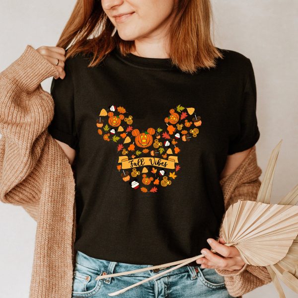 Disney Fall Vibes Thanksgiving Ears Shirt