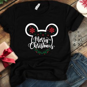 Disney Merry Christmas 2021 Shirt Womens Men Kids