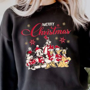 Disney Mickey Mouse And Friends Christmas Sweatshirt