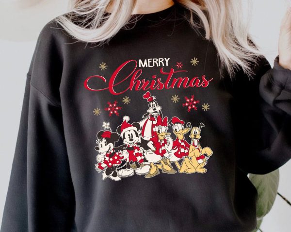 Disney Mickey Mouse And Friends Christmas Sweatshirt