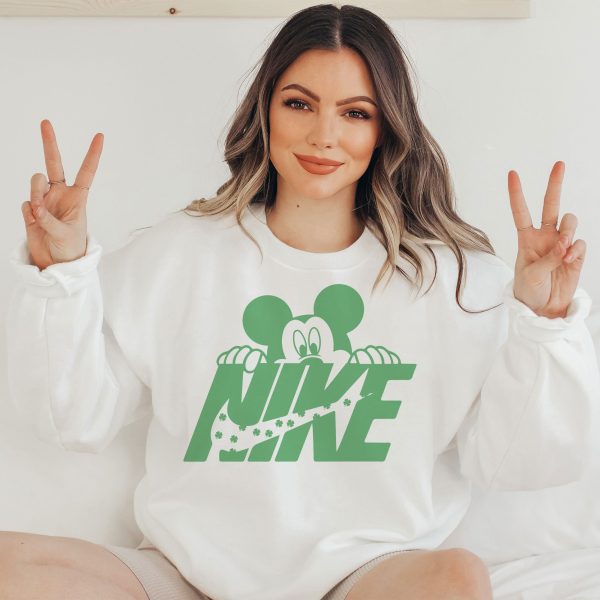 Disney St Patricks Day Swoosh Shirt