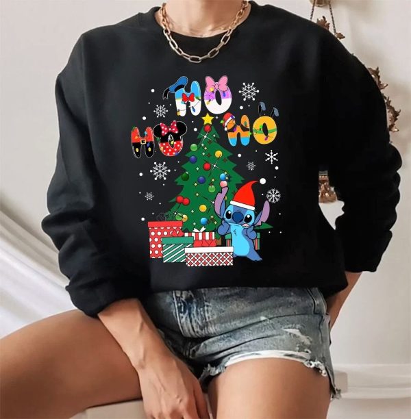 Disney Vacation Ho Stitch Christmas Sweatshirt