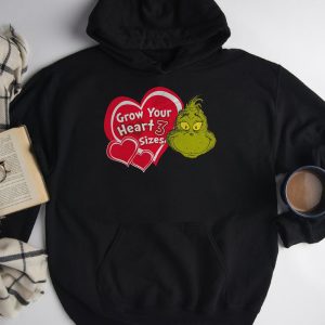 Dr Seuss Grinch Grow Your Heart Christmas Unisex T Shirt 3