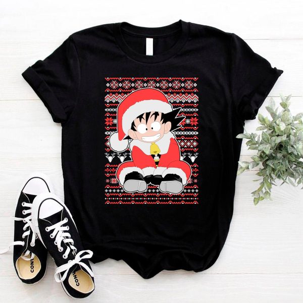 Dragon Ball Z Christmas Goku Santa Anime Shirt