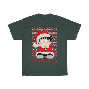 Dragon Ball Z Christmas Goku Santa Anime Shirt 3