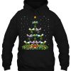 Dragonfly Bird Christmas Tree Gift Funny Hoodie