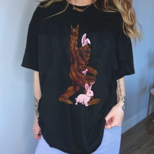 Easter Bigfoot Bunny Shirt