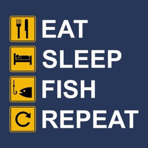 Eat Sleep Fish Repeat - T-shirt 1 Eat Sleep Fish Repeat T shirt 2