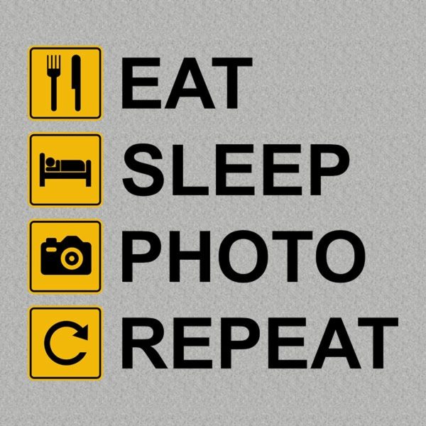 Eat Sleep Photo Repeat – T-shirt