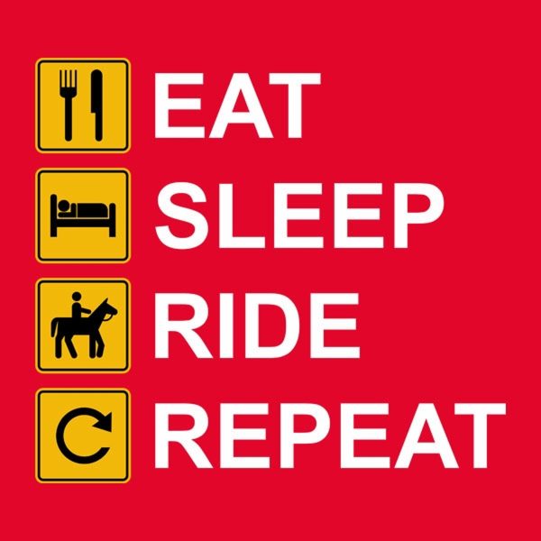 Eat Sleep Ride Horses Repeat – T-shirt