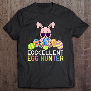 Eggcellent Egg Hunter Easter Bunny Tee