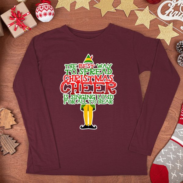 Elf Christmas Top The Best Way To Spread Sweatshirt