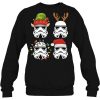 Elf Reindeer Christmas Lights Santa Stormtrooper Sweater Shirt