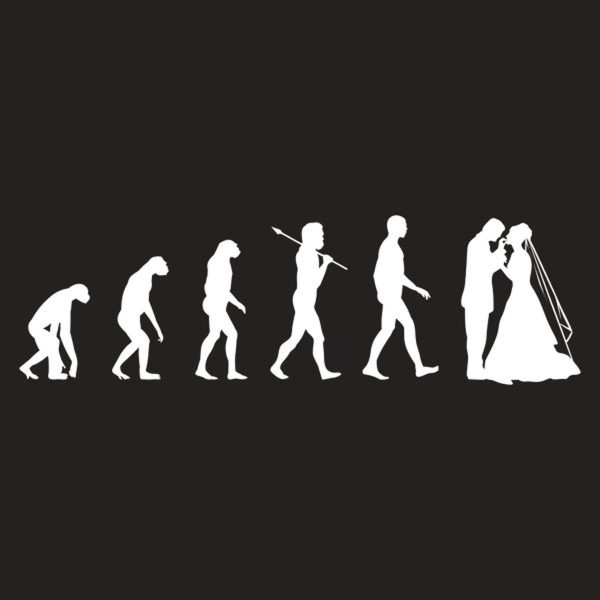 Evolution of wedding – T-shirt