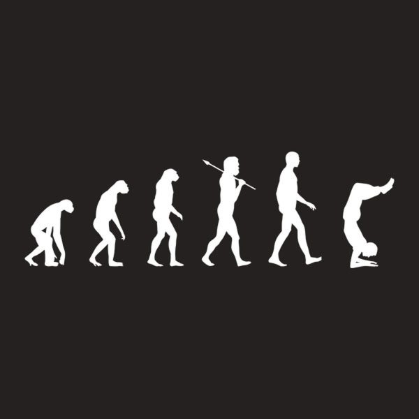 Evolution of yoga – T-shirt