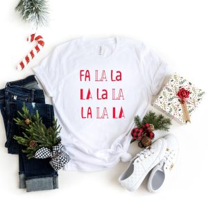 Fa La Christmas Shirt For Men Womens