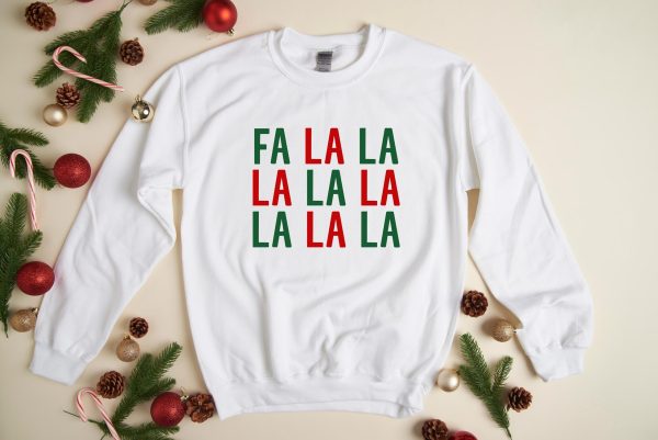 Fa La Christmas Sweatshirt For Men Womens