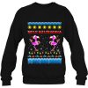 Fa La Flamingo Ugly Christmas Sweater Mele Kalikimaka Sweatshirt