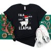 Fa La Llama Funny Christmas Unisex T Shirt