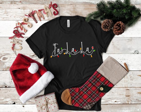 Falala Fa La Merry Christmas Shirt Gift For Kids